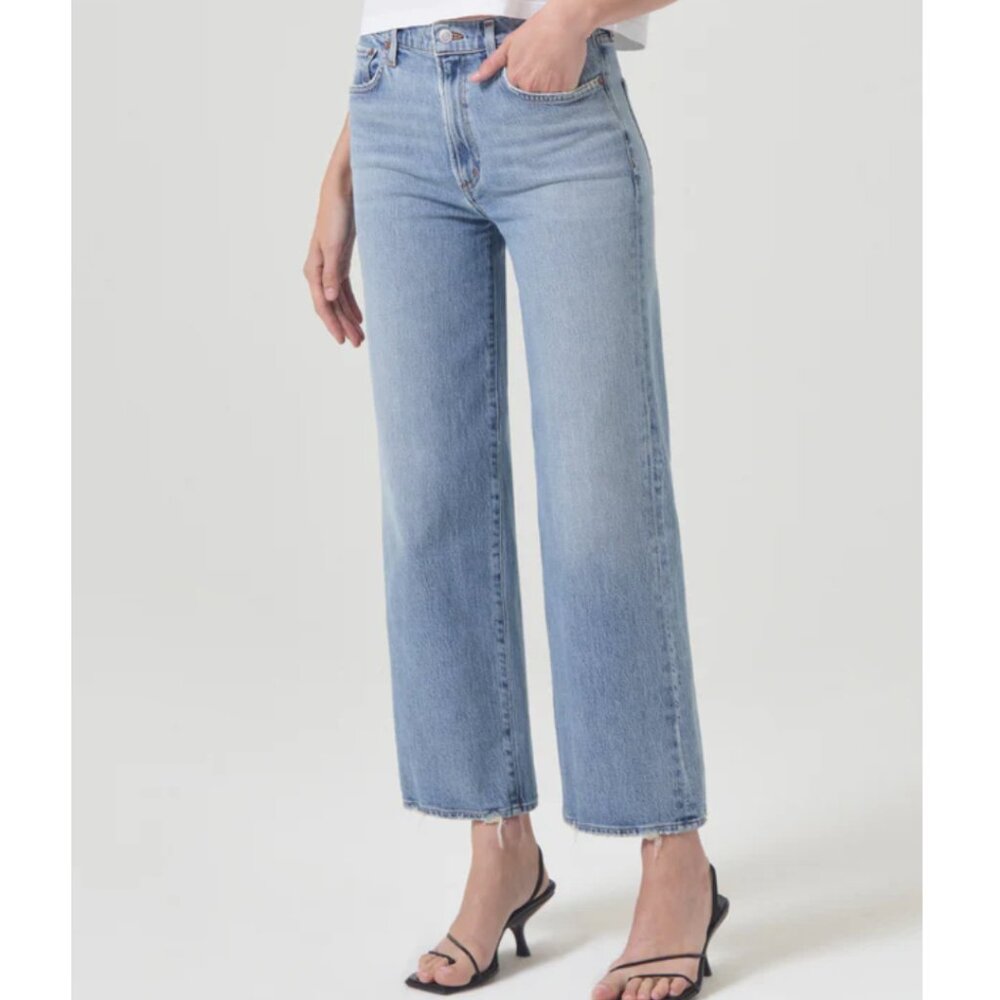 Agolde Harper Crop Jean in Hassle (Size 25)